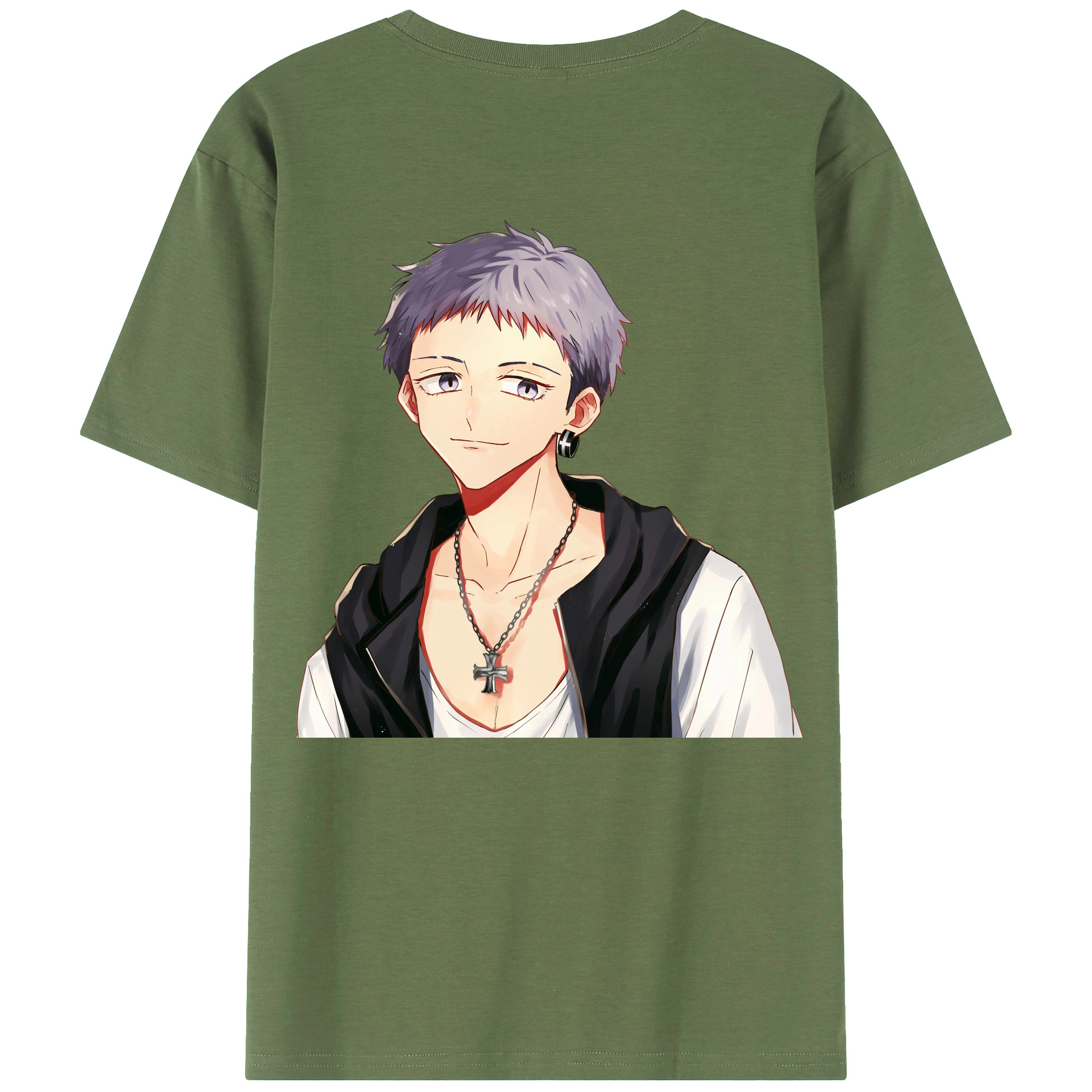 （画像用） 東京リベンジャーズ Tokyo Revengers 綿100％ メンズ半袖Tシャツ（バックプリント） 通気性
